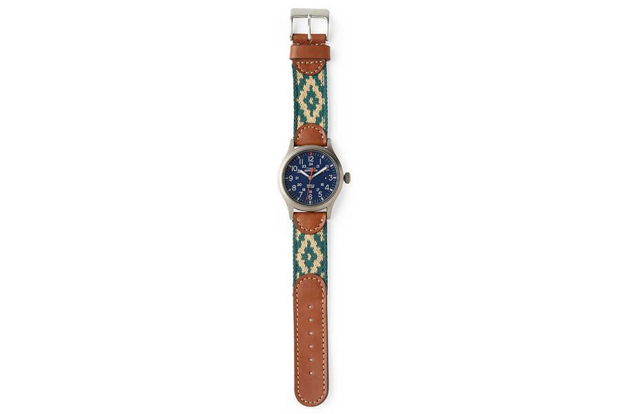 Alvear Green Expedition Watch - Navy Face