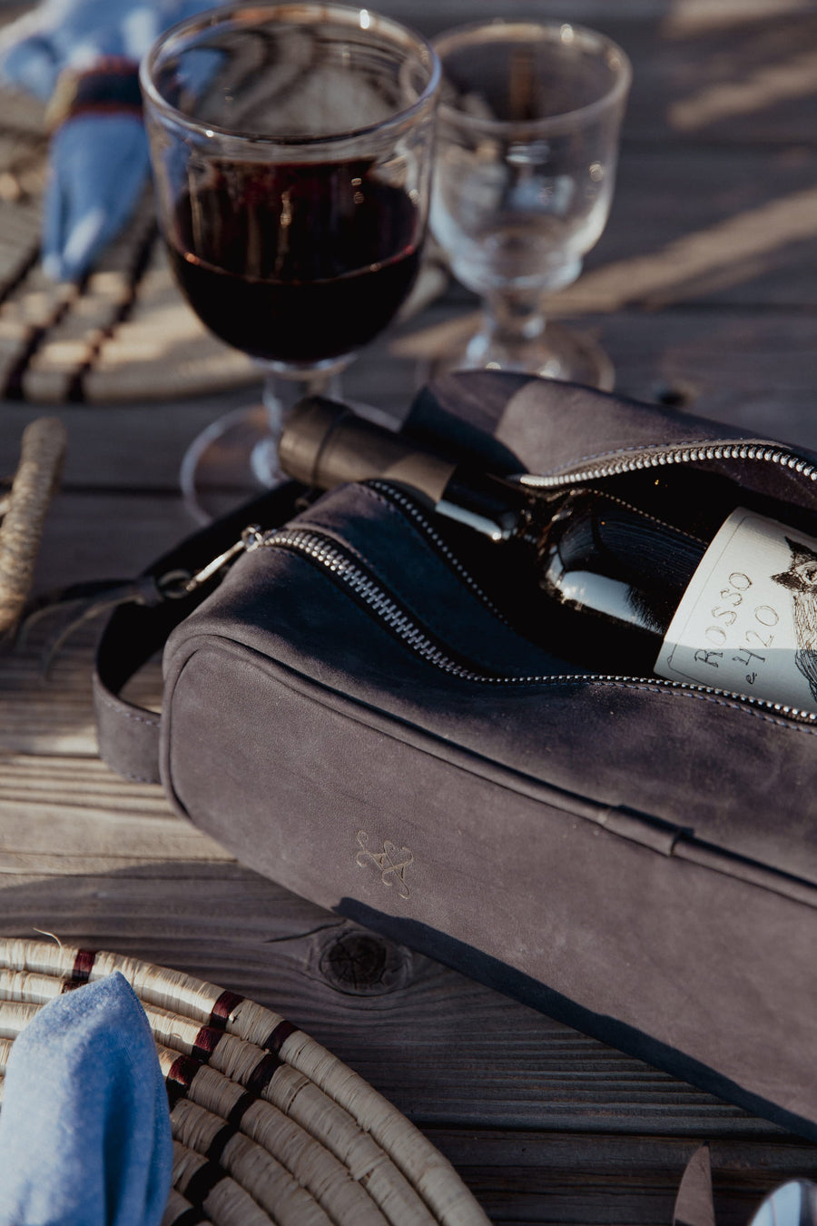 Azul Vino Travel Carrier