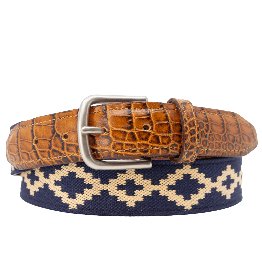 Corbina Woven Belt - Exótico Cognac