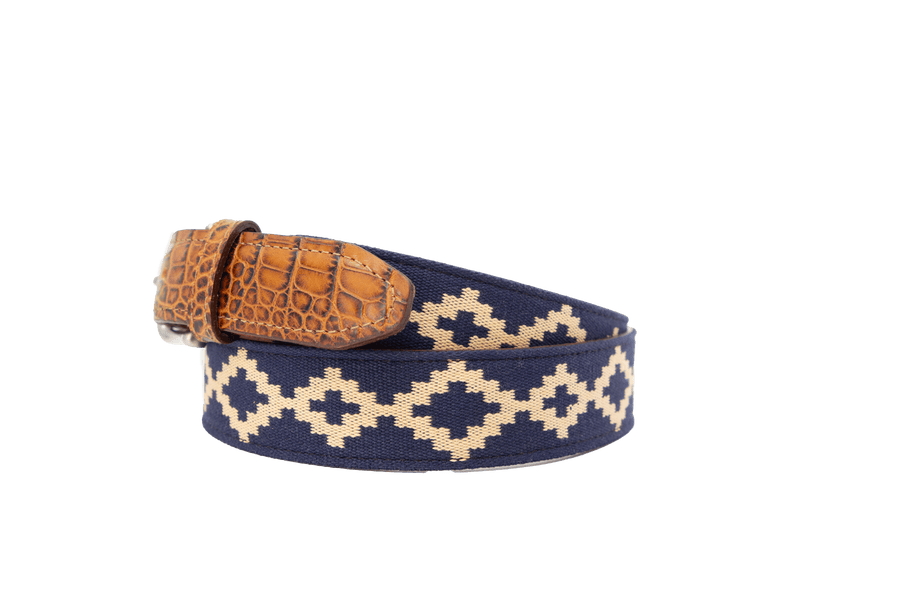 Corbina Woven Belt - Exótico Cognac
