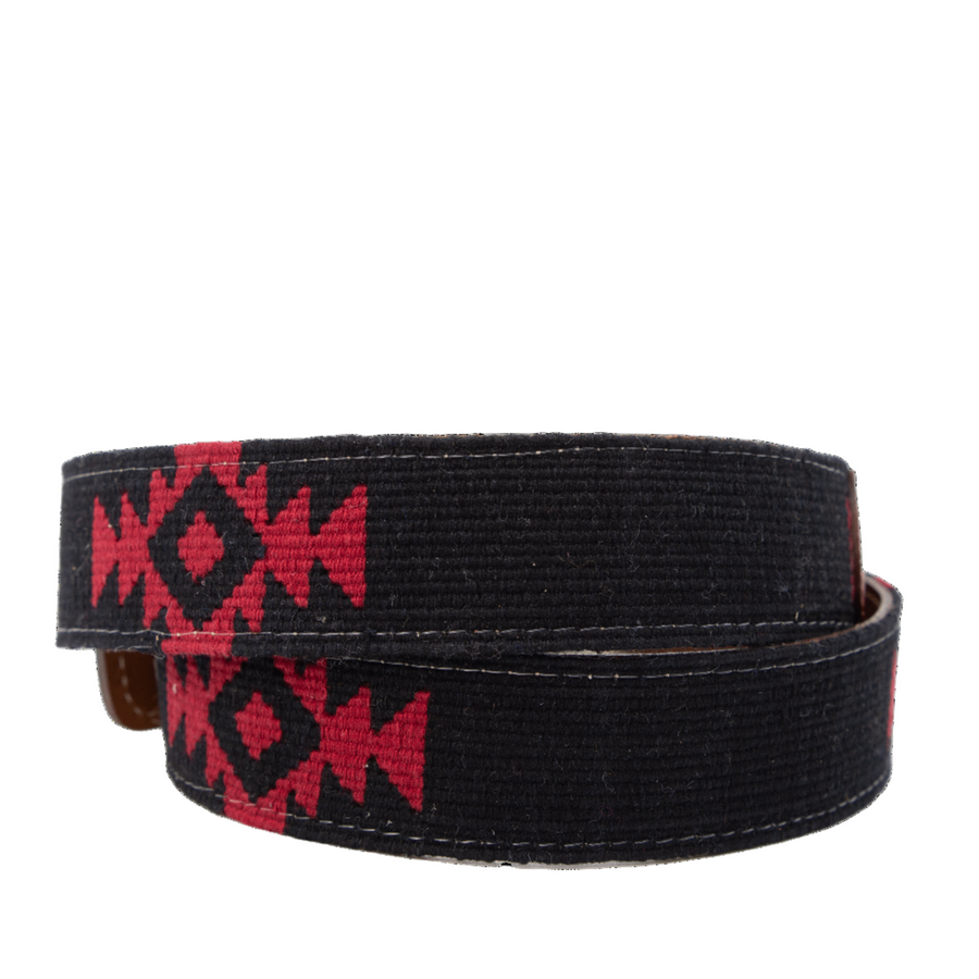 El Negro Woven Belt - Football Leather