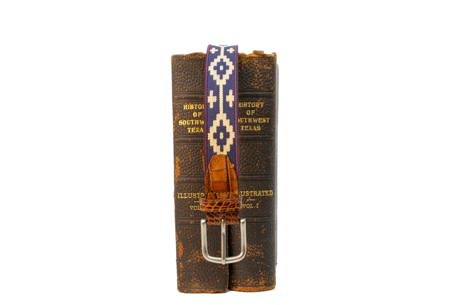 Paloma Woven Belt - Exótico Cognac