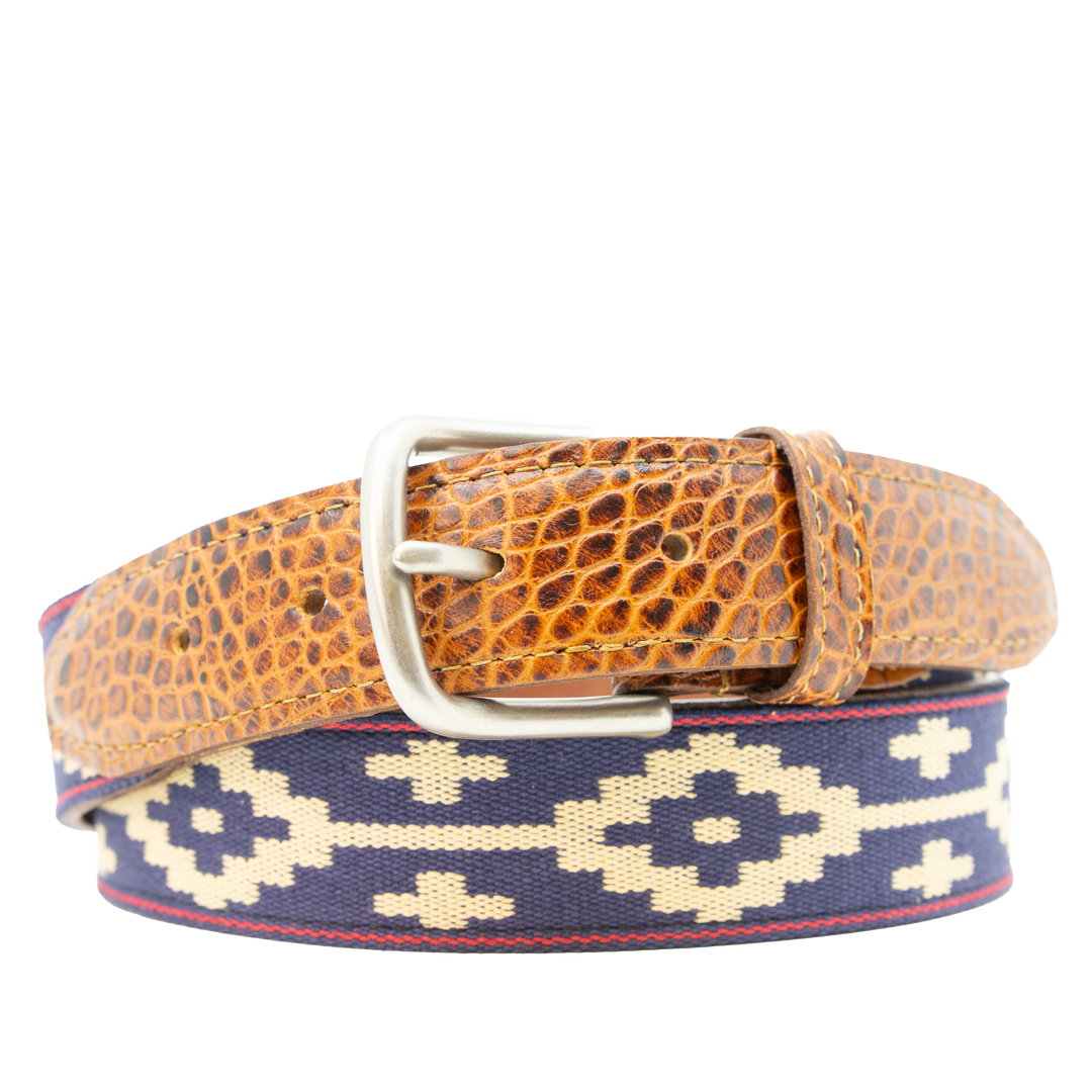 Paloma Woven Belt - Exótico Cognac