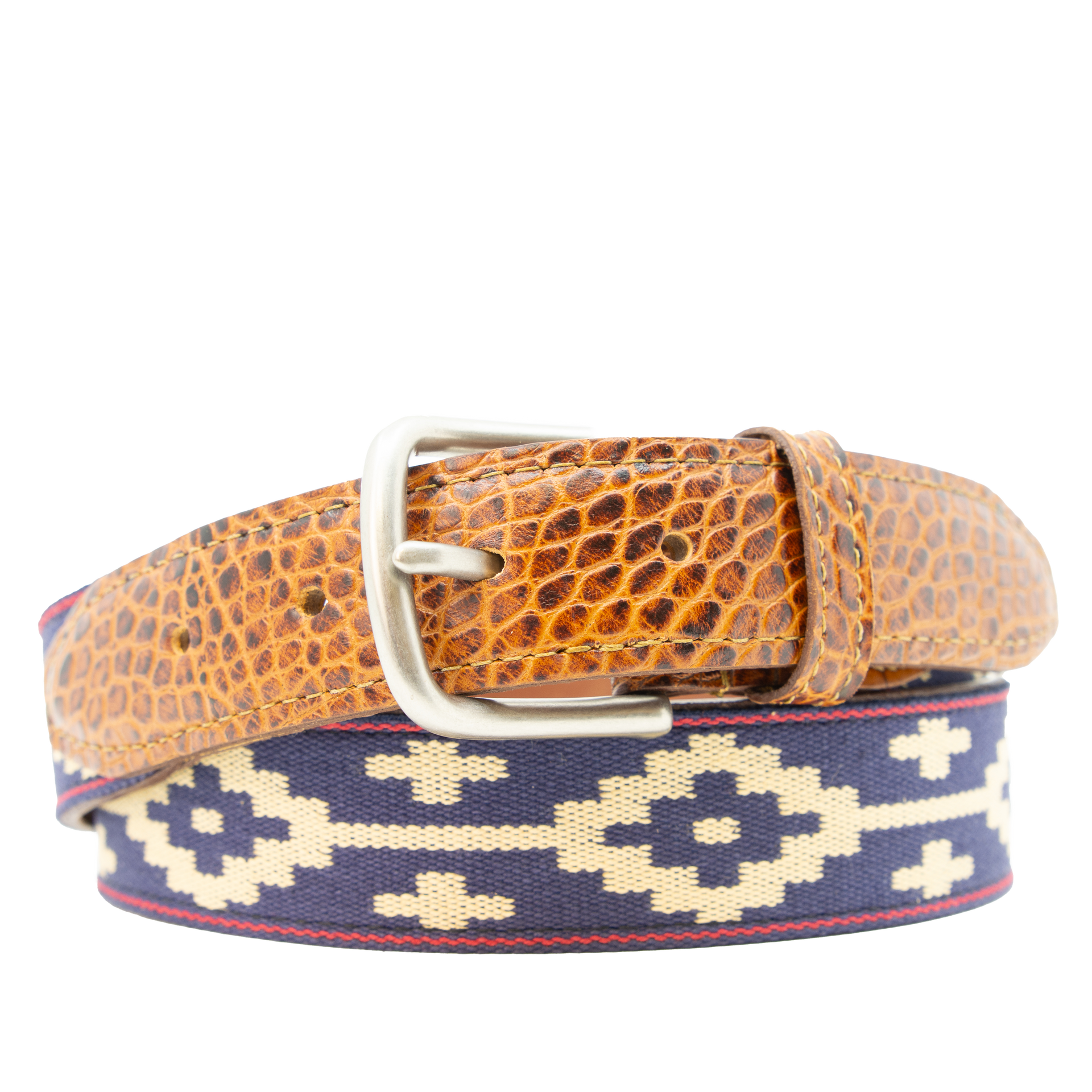 Paloma Woven Belt - Exótico Cognac