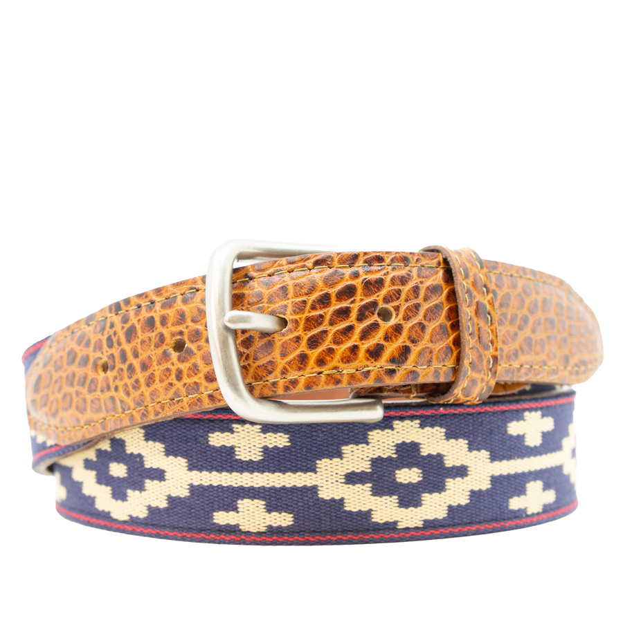 Paloma Woven Belt - Exótico Cognac
