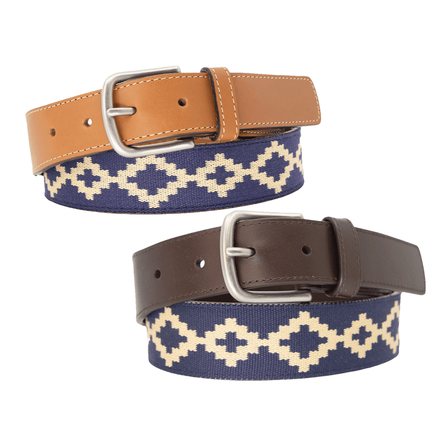 Corbina Cognac & Chocolate Woven Belt Bundle