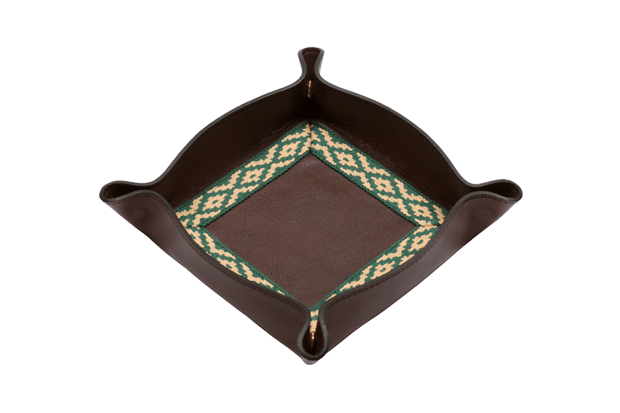 Limited Edition: Executive Valet Tray - Brown / Green