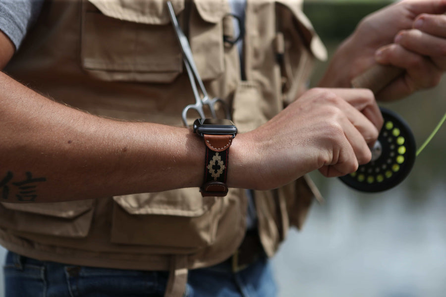 Corbina Black Apple Watch Band