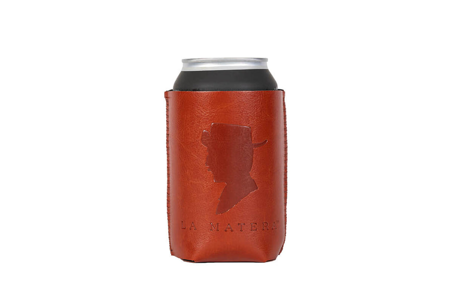 Firefighter Leather Can/Bottle Koozie