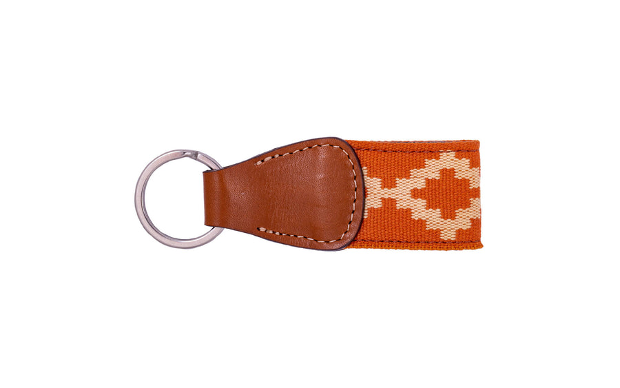 La Matera - Talampaya - Men's - Genuine Leather - Woven Belt - Orange