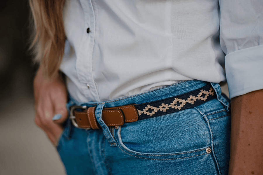 Limited Edition: Corbina Women's Woven Belt - Thin